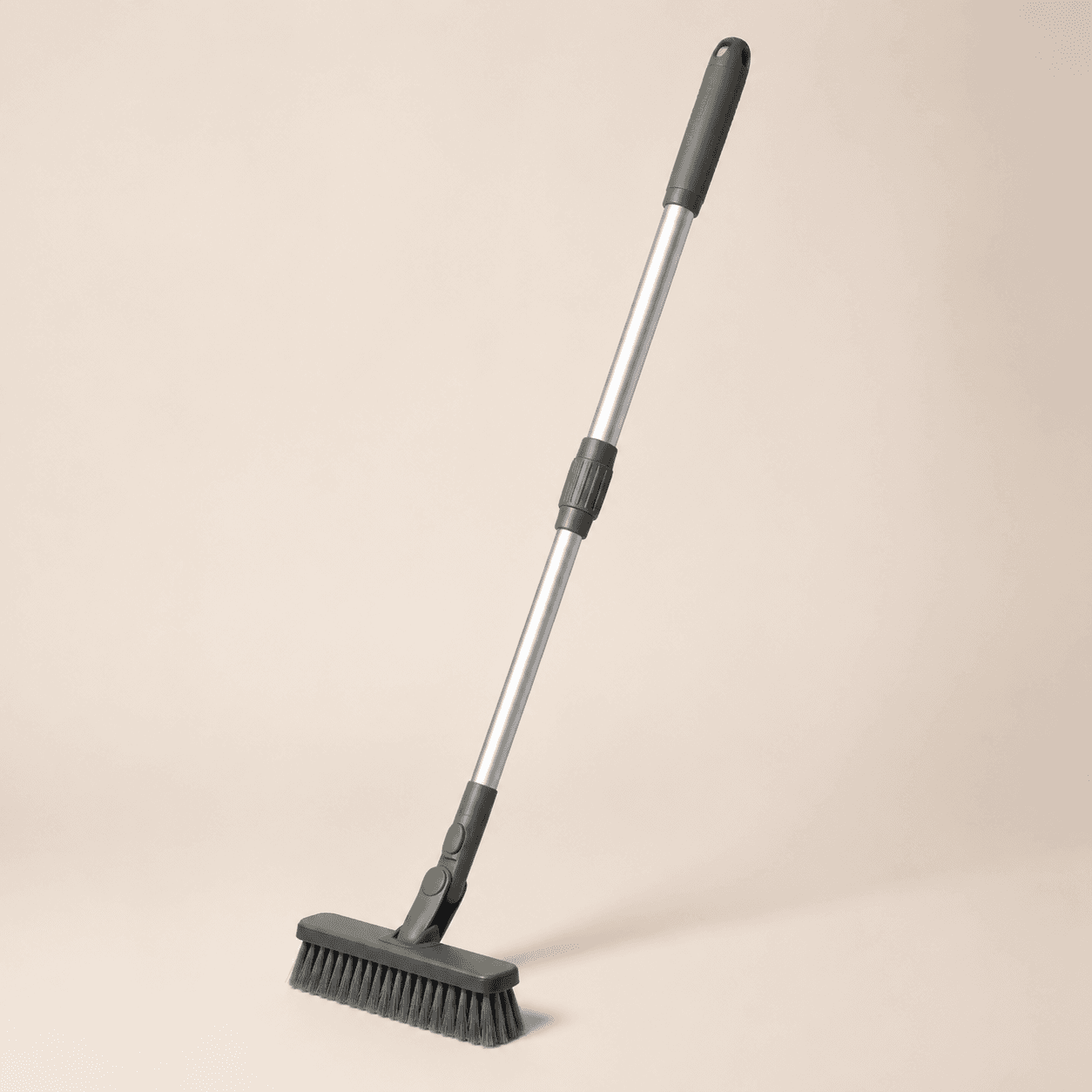 Telescopic Pole Cleaner — The core ground-based reach tool with an interchangeable head socket.